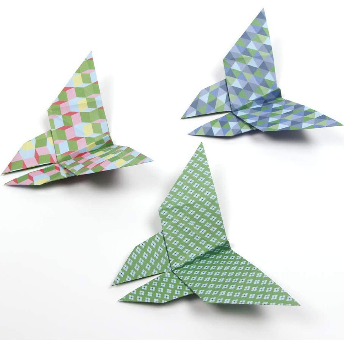 Papel Origami Geometric avenue mandarine