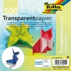 Papel para Origami Transparente