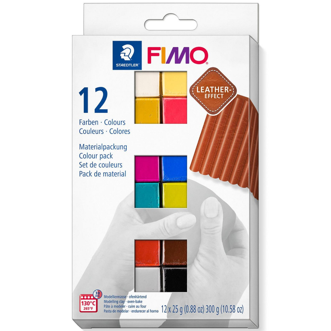 Pasta Modelar Fimo Leather Effect Couro staedtler