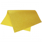 Placa Espuma EVA Glitter Amarelo