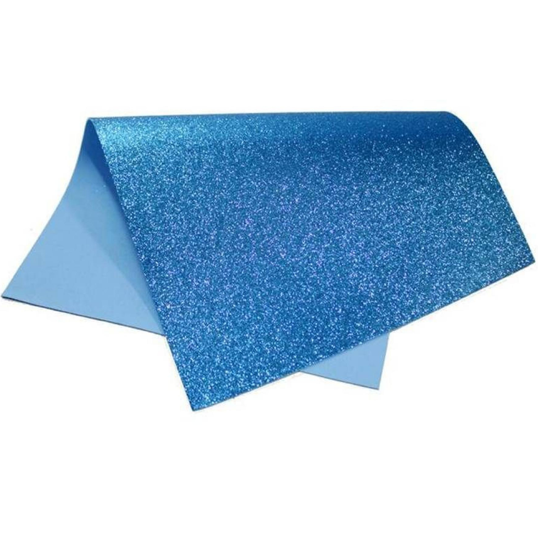 Placa Espuma EVA Glitter Azul Turquesa Provoca arte