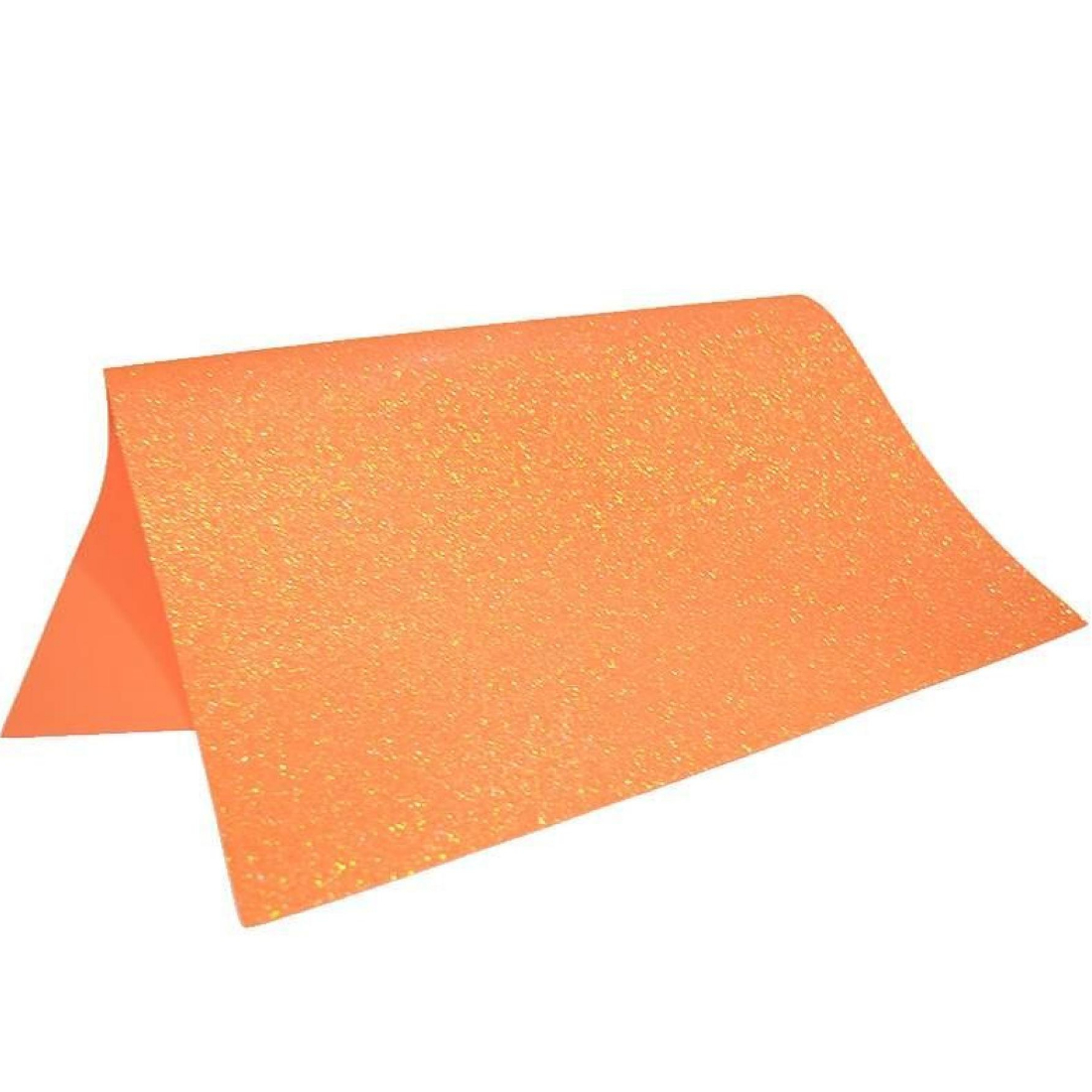 Placa Espuma EVA Glitter laranja Provoca arte