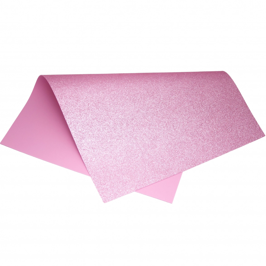 Placa Espuma EVA Glitter rosa claro Provoca arte
