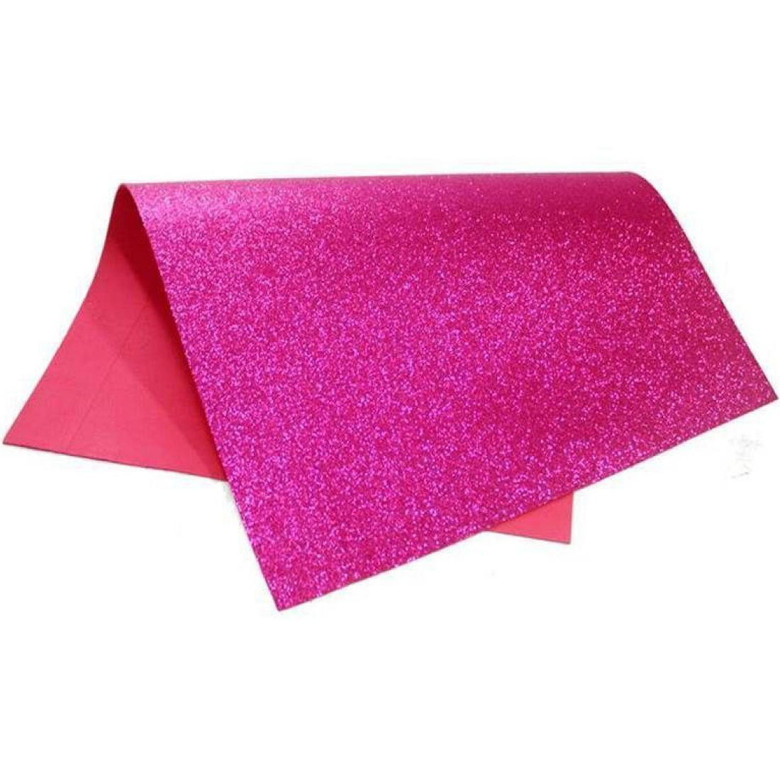 Placa Espuma EVA Glitter rosa escuro Provoca arte