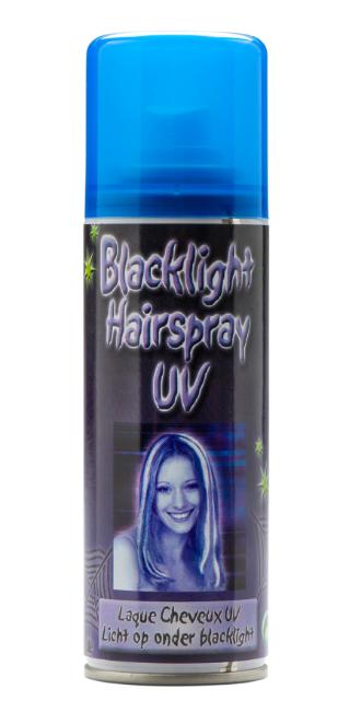 Spray Laca cabelo uv brilha na luz negra 125ml da eulenspiegel.