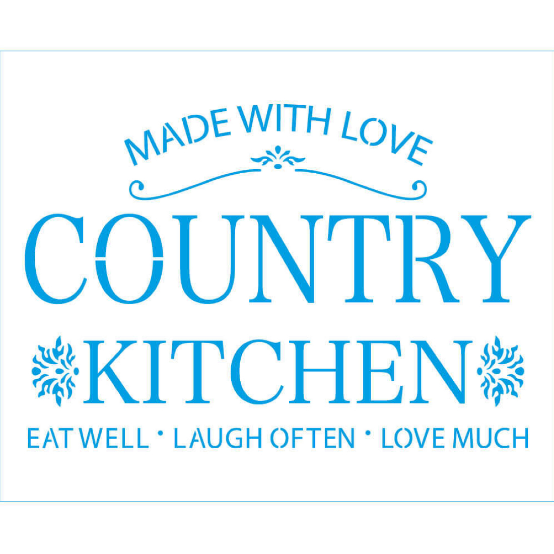 Stencil Country Kitchen STM-731 17X21cm litoarte