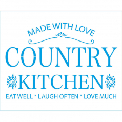 Stencil Country Kitchen STM-731 17X21cm
