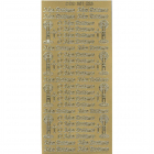 Stickers Dourado Batismo 23X10cm