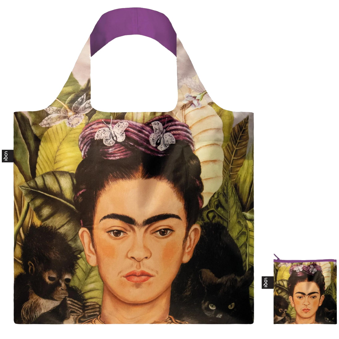 Tote Bag Frida Kahlo  Selt Portrait Loqi