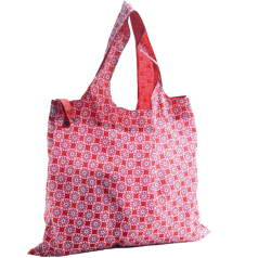 Tote Bag Tile Rosa | Vermelho 48,5X42cm