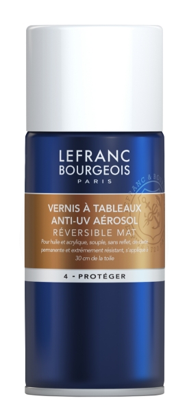 Verniz Spray Acrílico Mate Anti UV para Quadros 150ml Lefranc & Bourgeois