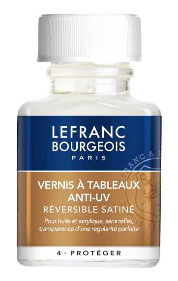 Verniz para Quadros Anti UV Reversível Acetinado 75ml Lefranc & Bourgeois