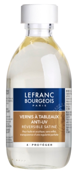 Verniz para Quadros Anti UV Reversível Acetinado 250ml Lefranc & Bourgeois