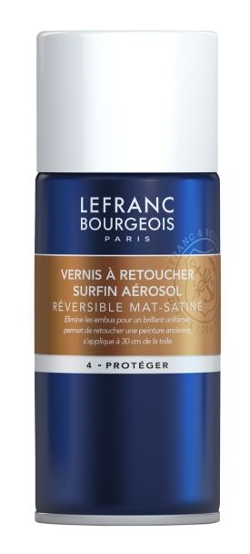 Verniz Spray Retoque Anti UV Reversível Acetinado 150ml Lefranc & Bourgeois