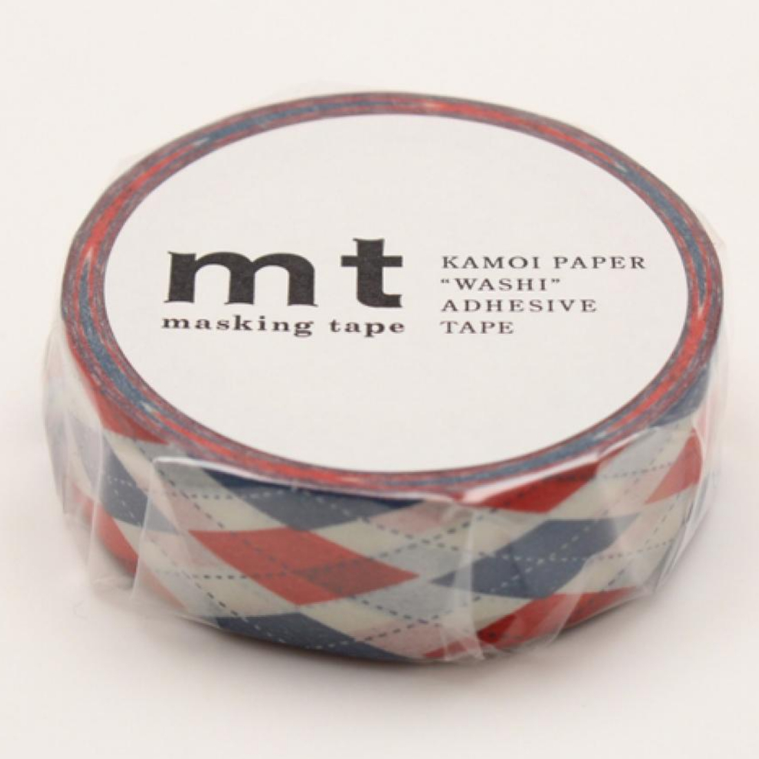 Washi Tape Argyle Red MT01D162Z mt masking tape