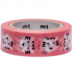 Washi Tape Papier Tigre Le Tigre Pink MTPAP105Z